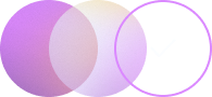 three pink circles transitioning into one