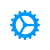 spinning gear tracking icon