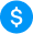 账户余额美元符号图标